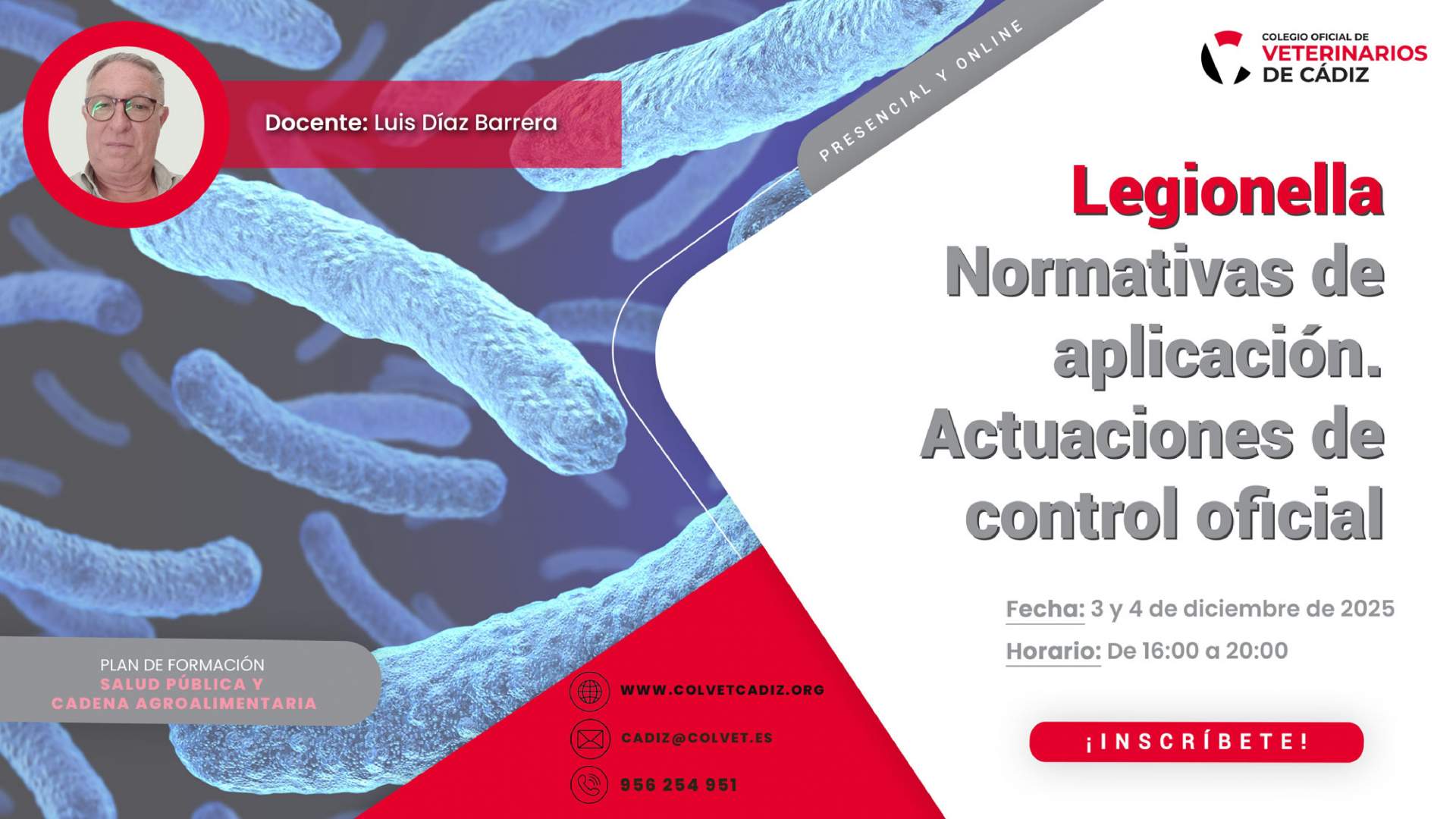 Legionella. Normativas de aplicación. Actuaciones de Control Oficial